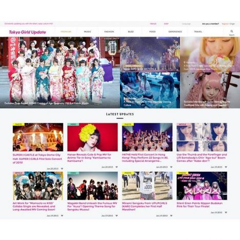 『CHEERZ』が『Tokyo Girls' Update』と業務提携