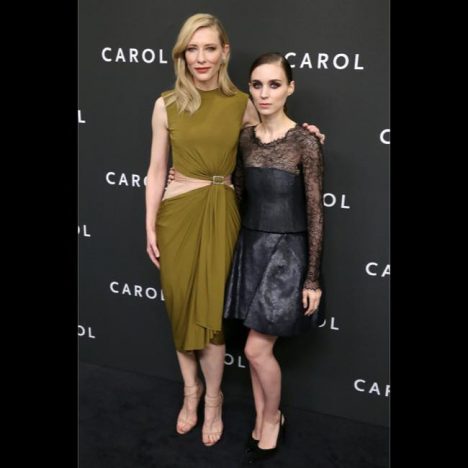 『キャロル』MoMAでNYプレミア開催　K・ブランシェットとR・マーラが対照的なドレス姿で登場