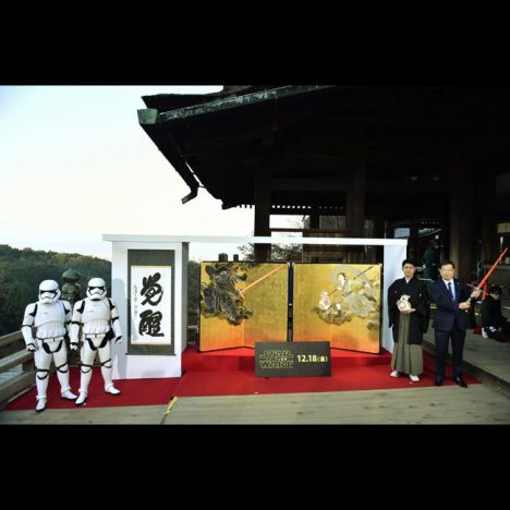 『スター・ウォーズ』アートが世界遺産清水寺でお披露目　SWシリーズ6作品の地上波放送も決定