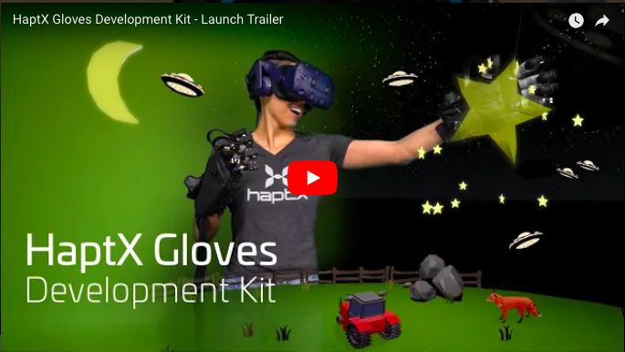 VRグローブ「HaptX Gloves」が登場