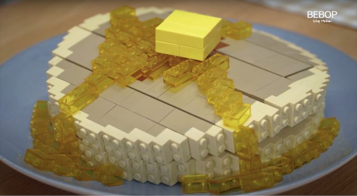 レゴでパンケーキの調理を再現？