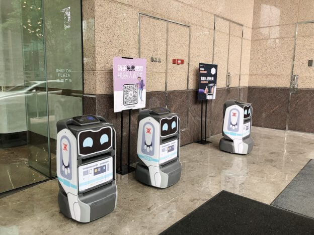 上海でデリバリーロボットが急成長