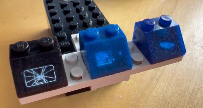 レゴブロック型の小さなコンピューターが製作