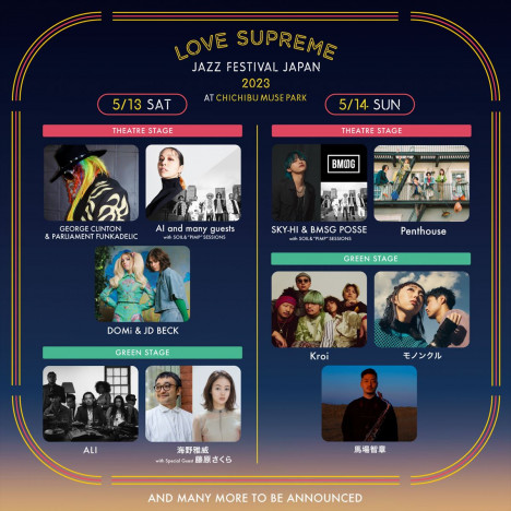 『LOVE SUPREME JAZZ FESTIVAL』第2弾出演者発表