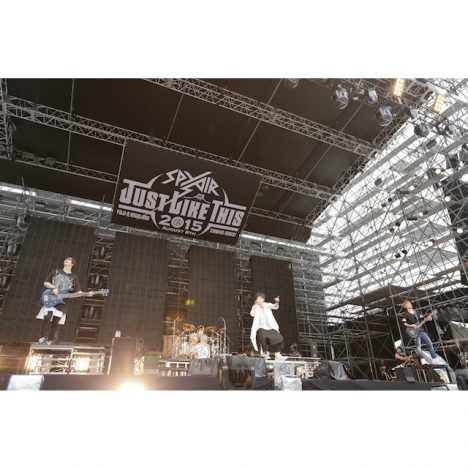SPYAIR、野外ライブ『JUST LIKE THIS 2015』でアリーナツアー開催を発表