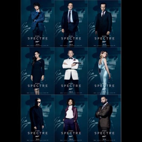『007 スペクター』8人のキャラクタービジュアル公開　イギリスでは記録塗り替える大ヒット