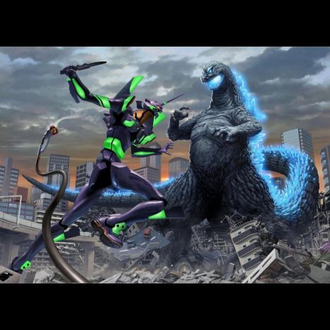 「ゴジラ対エヴァンゲリオン」、“怪獣絵師”開田裕治による第2弾ビジュアル公開