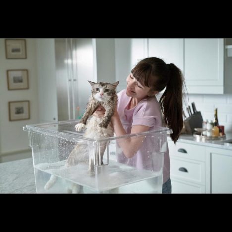 『メン・イン・キャット』新場面写真、ネコになったケヴィン・スペイシーを娘がお世話
