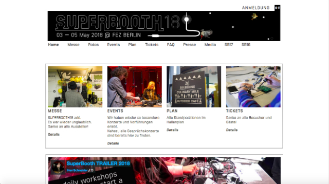 電子楽器の祭典『Superbooth 18』