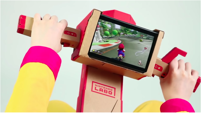 Nintendo Labo バイクToy-Conで『マリオカート8 DX』プレイ可能に　対応ソフト増加への期待も