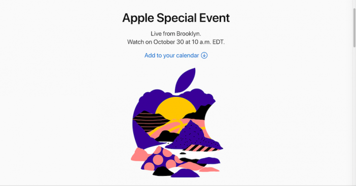 10月30日、Apple発表会開催ーー満を持しての新型Mac mini、iPad Pro発売か？