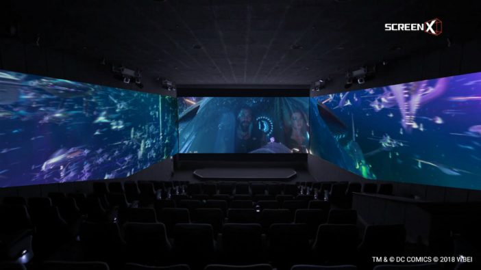 『アクアマン』ScreenX上映決定　三面スクリーンでアトランティスの海底宮殿を堪能