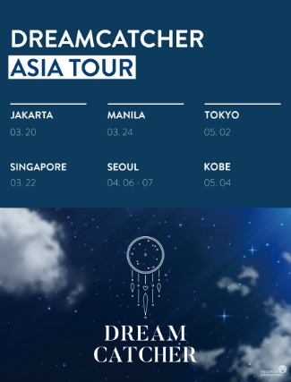 Dreamcatcher、5カ国6都市まわるアジアツアー開催　日本公演は東京と神戸