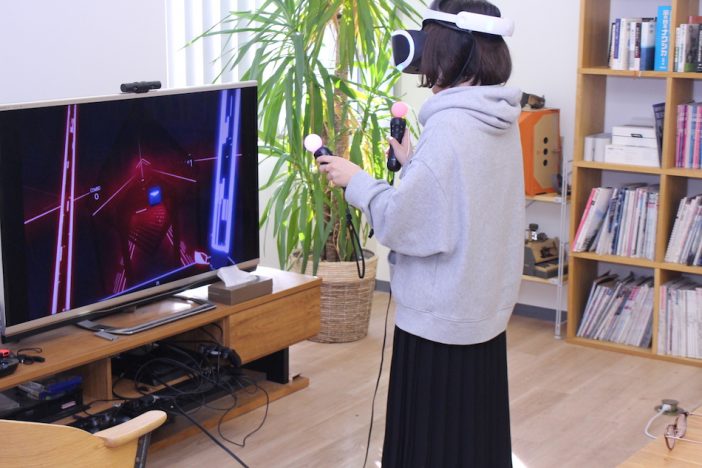 PlayStation VRにて国内配信開始！　さっそく『Beat Saber』で遊んでみた