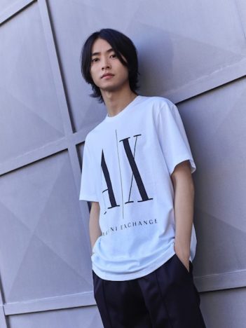 山崎賢人、日本人俳優として初のA|X アルマーニ エクスチェンジ広告キャンペーンモデルに起用