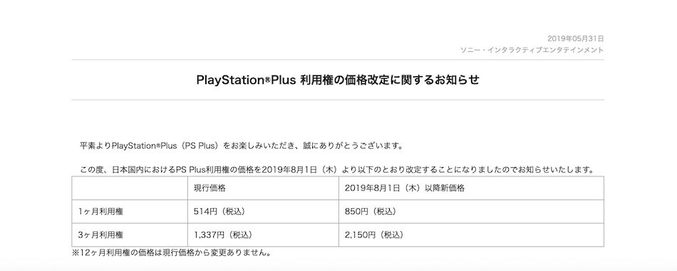 Playstation Plusの利用権が価格改定 8月より値上がりスタート Real Sound リアルサウンド テック