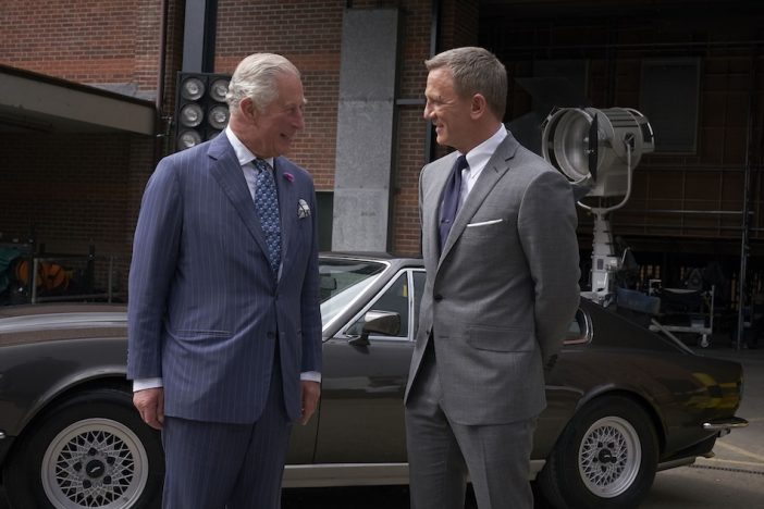 『007』シリーズ最新作『BOND 25』メイキング映像公開　チャールズ皇太子の撮影現場訪問も