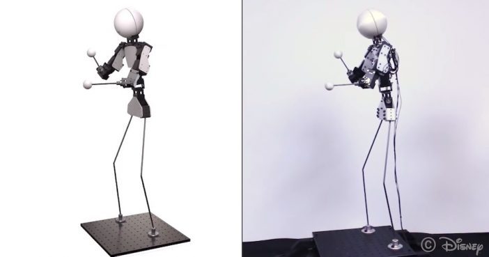 ディズニー、アニメーションを実際のロボットにマッピングする技術を開発
