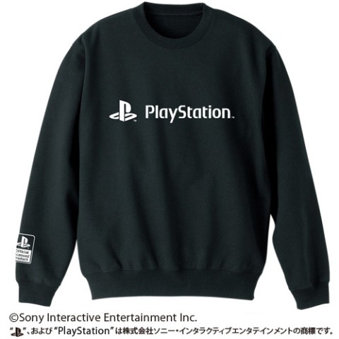 トレーナー “PlayStation”／BLACK　5,500 円（税込）