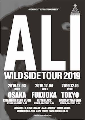 『Alien Liberty International Presents ALI -Wild Side Tour 2019-』の画像