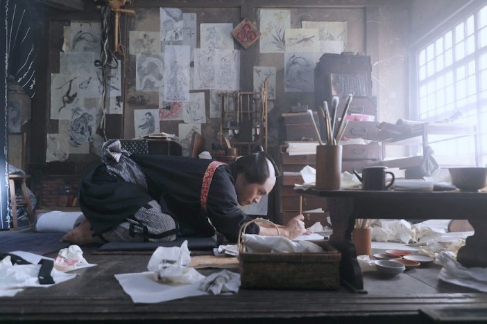 『HOKUSAI』場面写真＆特報映像公開　柳楽優弥と田中泯が2世代の葛飾北斎を演じ分ける