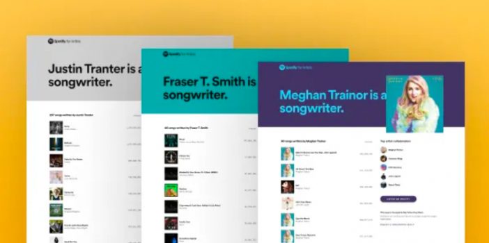 進む音楽制作の裏方支援　Spotifyが新機能“ソングライターページ”とプレイリストを公開