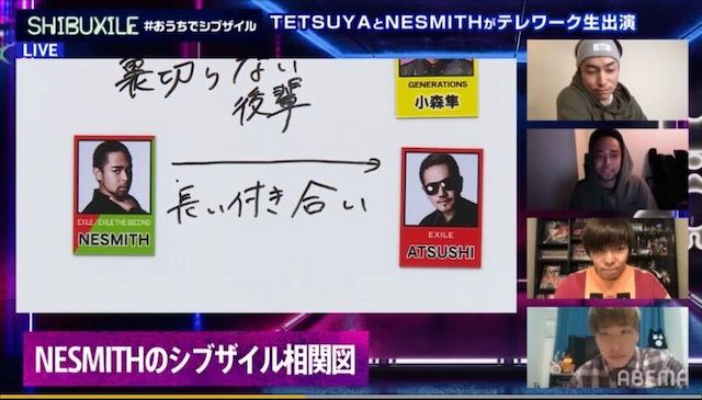 EXILE NESMITH、EXILE ATSUSHIとの“繋がり”を語る「また一緒になるというのも運命めいたものを感じる」の画像1-2