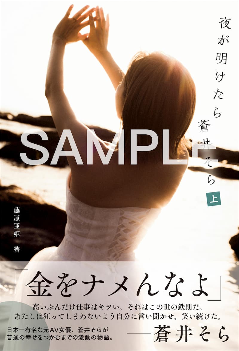 蒼井そらの半生をもとに描く小説 予約開始の画像