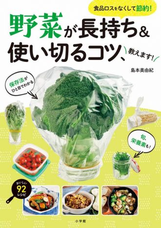 野菜の取扱説明書『野菜が長持ち＆使い切るコツ、教えます！』　保存法＆旬や栄養もわかるレシピ本