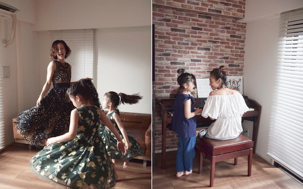 西山茉希「おうちでドレス」を自宅で披露の画像