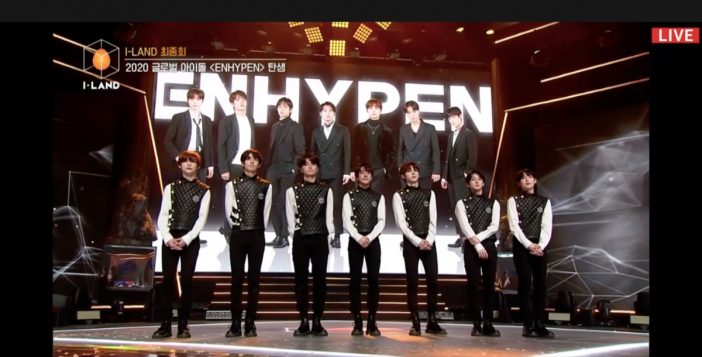 『I-LAND』、7名が新グループ ENHYPENとしてデビューへ　惜しくも脱落したのはケイ＆ダニエル