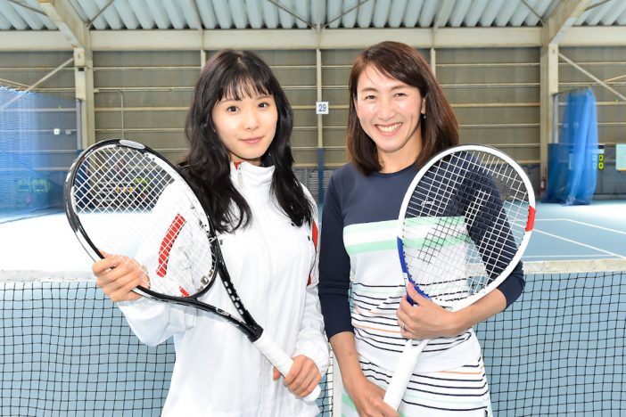 元テニスプレーヤー・杉山愛、『おカネの切れ目が恋のはじまり』で松岡茉優にテニス指導