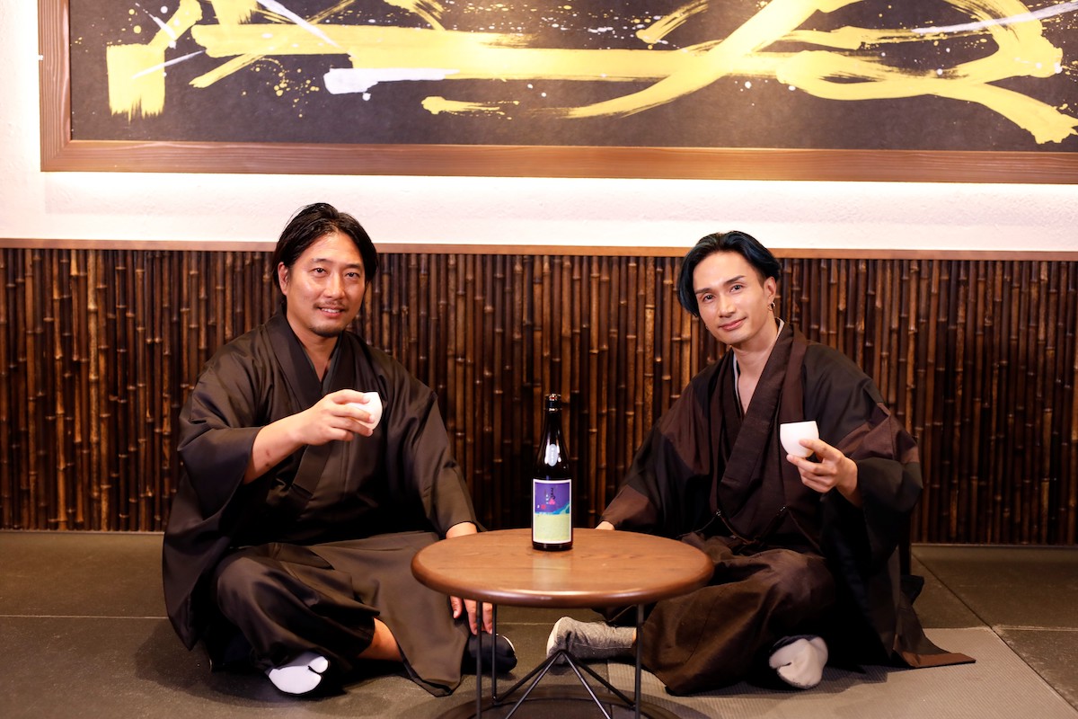 橘ケンチ、松本酒造とのコラボ日本酒第二弾お披露目
