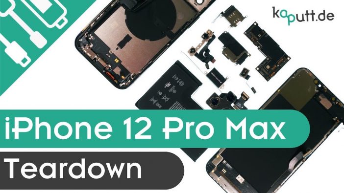 iPhone 12 miniとiPhone 12 Pro Maxの分解動画公開