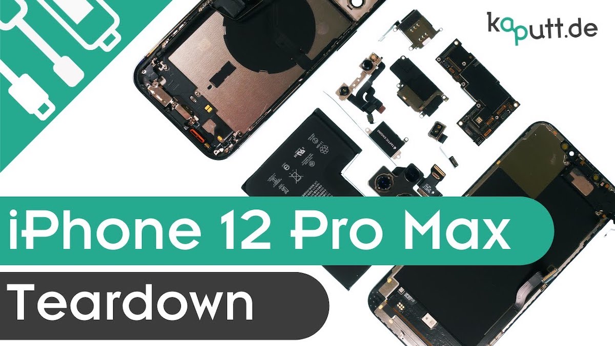 iPhone 12 mini＆Pro Max分解動画公開