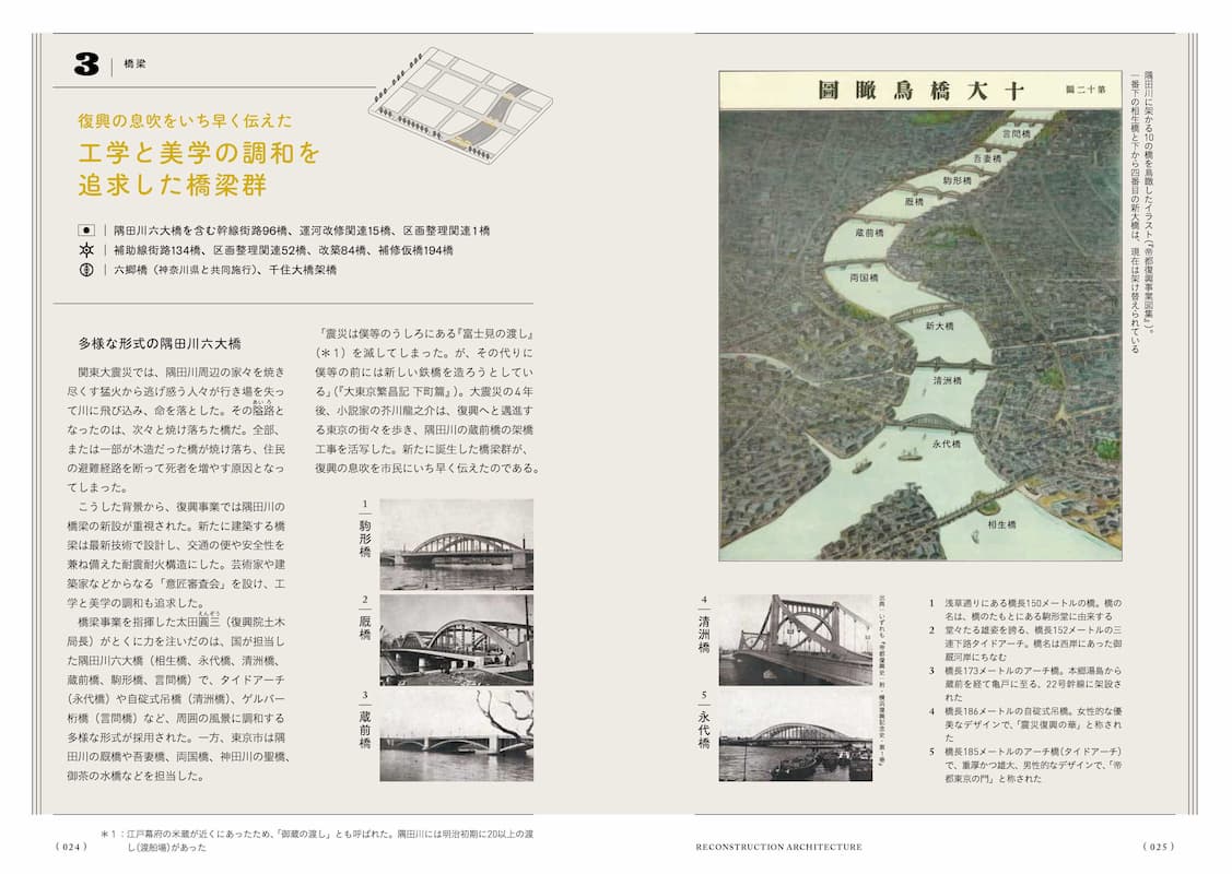 『復興建築　モダン東京をたどる建物と暮らし』橋梁
