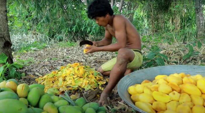 野生のマンゴーを味わい尽くせ！　ベトナム発のサバイバル系YouTubeチャンネルが豪快すぎた