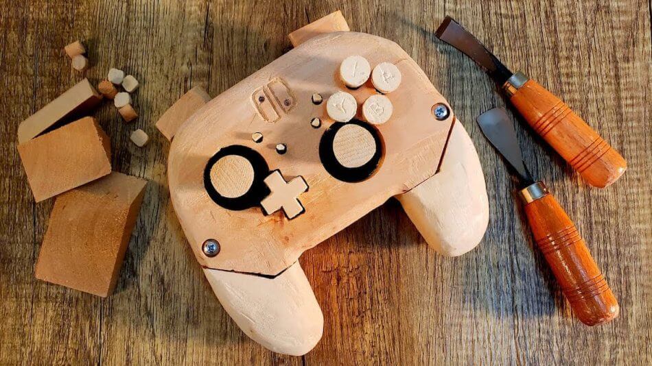 プロコン 木目調 カスタム Switchプロコン カスタム品 木目調カラー