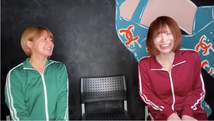 矢口真里＆手島優、ブリちゃんメイクに挑戦の画像