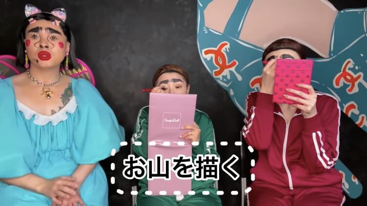 矢口真里＆手島優、ブリちゃんメイクに挑戦の画像