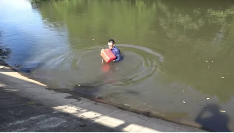 ため池の危険示す動画が急上昇の画像