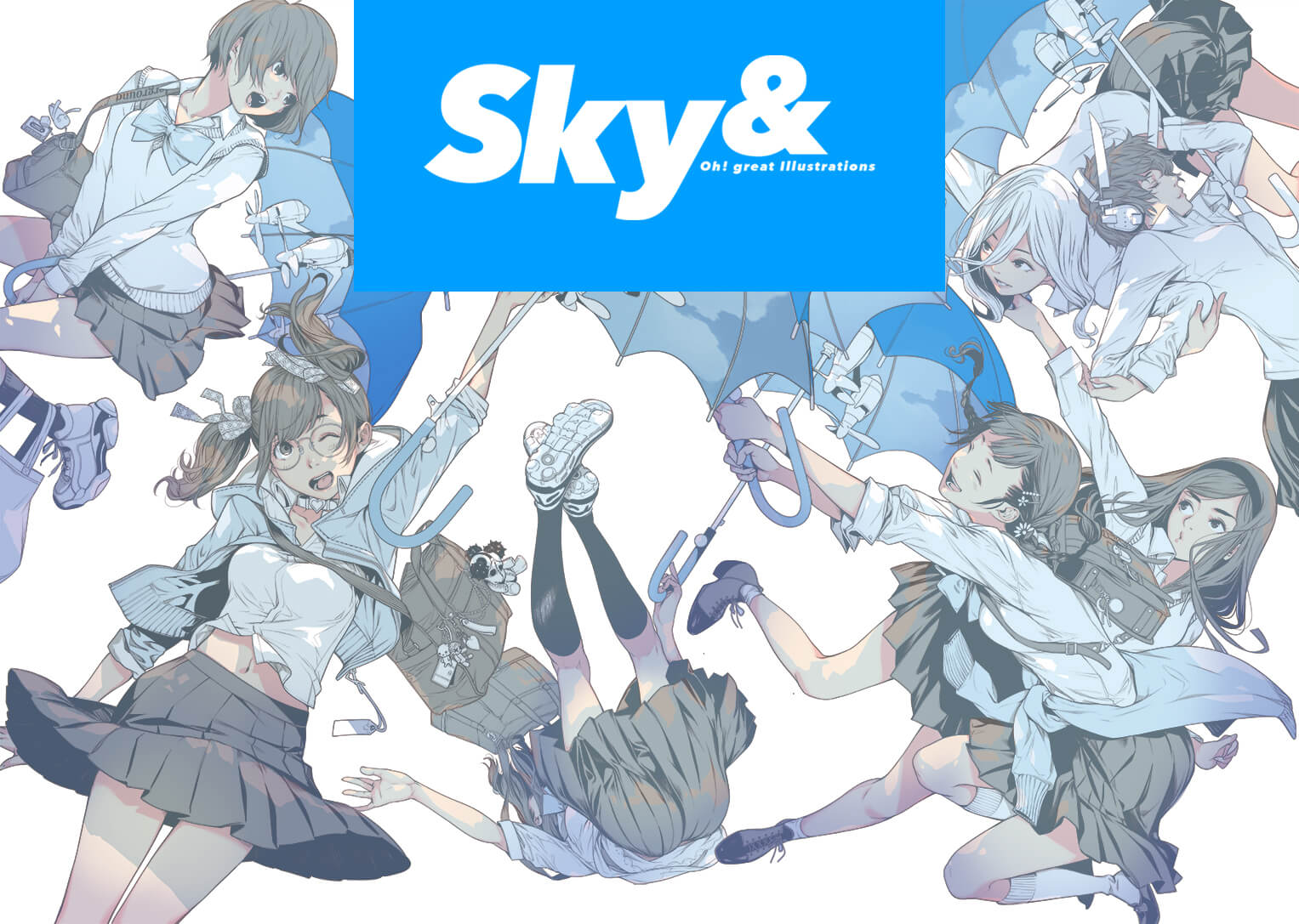 渋谷駅に漫画家 大暮維人の仕事場が登場 画集 大暮維人画集 Sky 発売記念 Real Sound リアルサウンド ブック