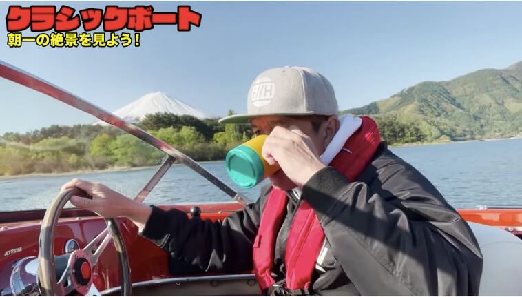 ヒロミ、ついにモーターボートを購入　の画像