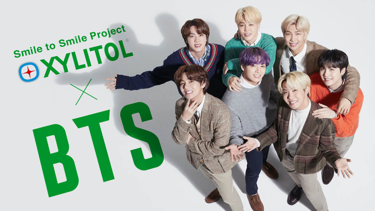 BTS、キシリトール「Smile to Smile Project」起用
