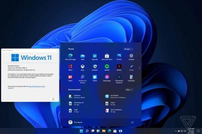 Windows 11のデスクトップ画面がリーク　正式発表は6月24日か？