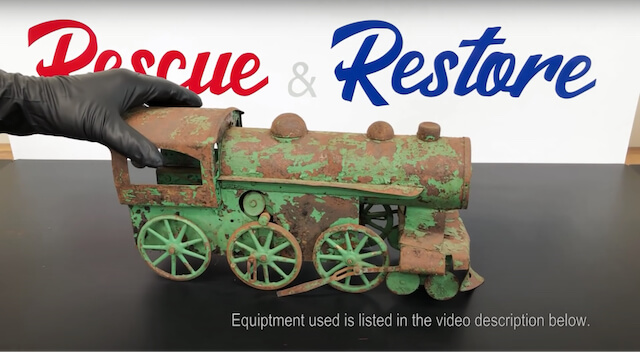 サビだらけのおもちゃを修復するyoutubeチャンネルがすごい アンティークな機関車が生まれ変わる Real Sound リアルサウンド テック
