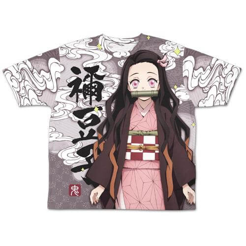 『鬼滅の刃』襧豆子のフルグラフィックTシャツ販売の画像