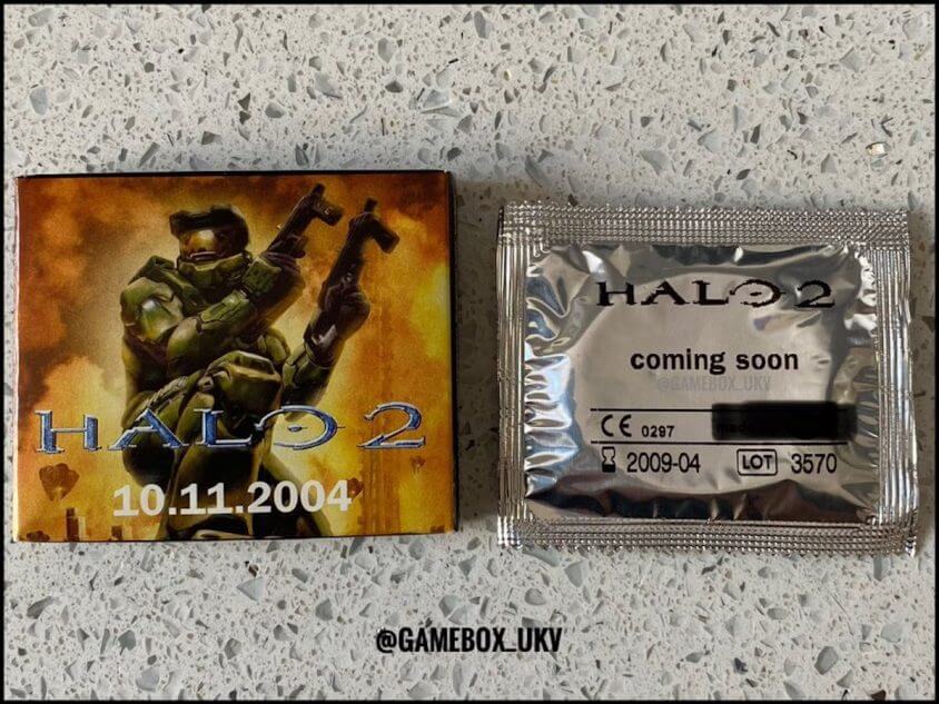 17年前に販売された『Halo 2』の激レアコンドームが話題に 未開封の