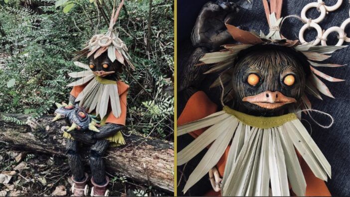 『ゼルダの伝説 ムジュラの仮面』リアルすぎるスタルキッド人形を制作した職人が話題