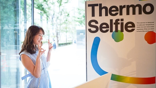 自動検温をエンタメ化する「Thermo Selfie」誕生の画像